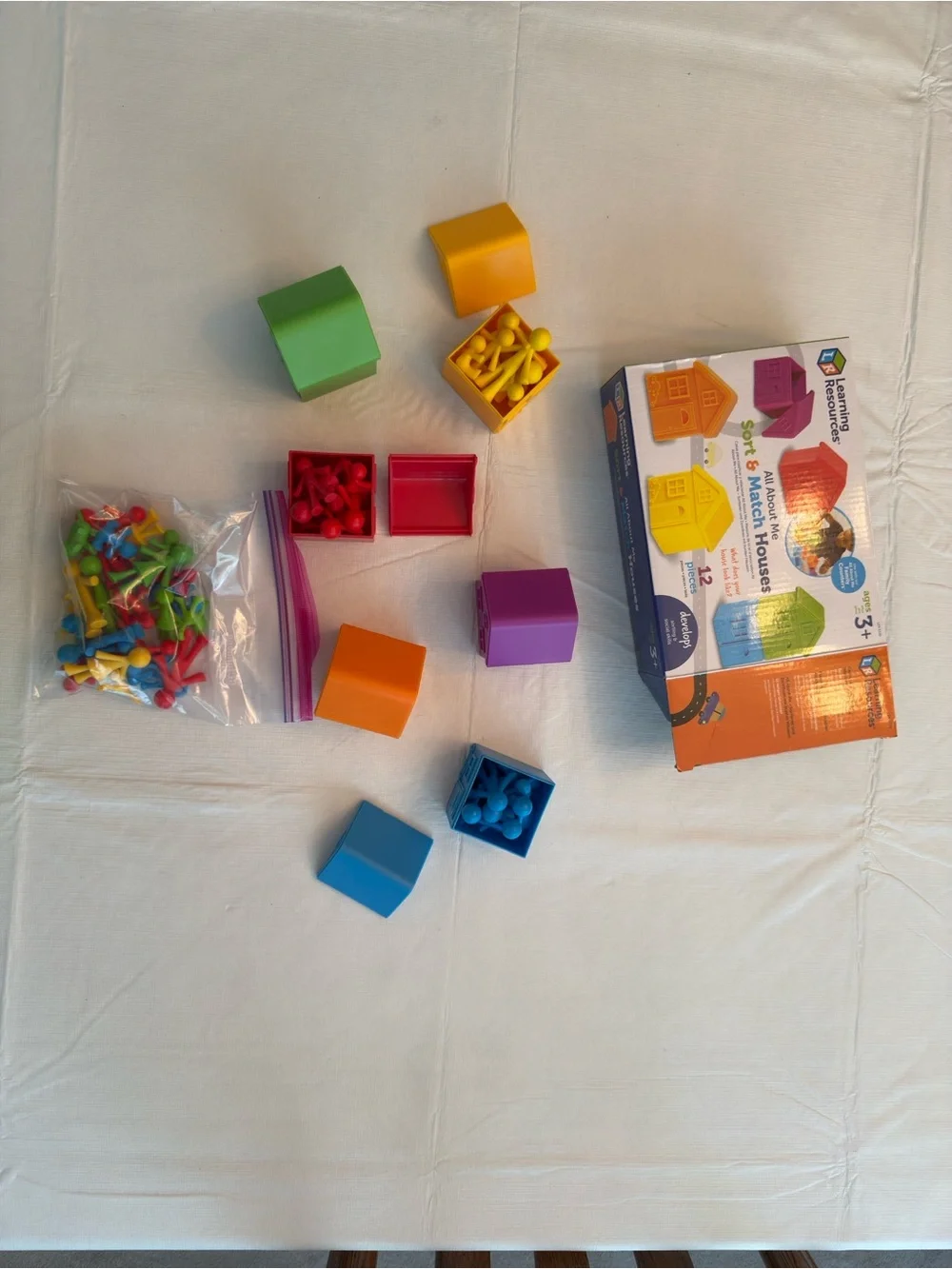 Learning Resources Sort & Match Houses - Multicolor Educational Set